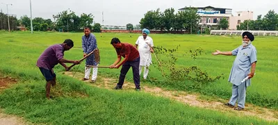 ਖੇਡ ਸਟੇਡੀਅਮ ਦੀ ਸਫ਼ਾਈ ਲਈ ਨਿੱਤਰੇ ਟੈਕਸੀ ਸਟੈਂਡ ਵਾਲੇ