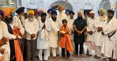 18 ਬਾਣੀਆਂ ਕੰਠ ਕਰਨ ਵਾਲੇ ਵਿਦਿਆਰਥੀ ਦਾ ਸਨਮਾਨ