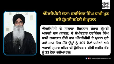 ਐਡਵੋਕੇਟ ਧਾਮੀ ਲਗਾਤਾਰ ਚੌਥੀ ਵਾਰ ਬਣੇ ਸ਼੍ਰੋਮਣੀ ਕਮੇਟੀ ਦੇ ਪ੍ਰਧਾਨ  ਸ਼ੇਰ ਸਿੰਘ ਮੰਡ ਜਨਰਲ ਸਕੱਤਰ ਬਣੇ