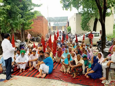 ਪੇਂਡੂ ਮਜ਼ਦੂਰਾਂ ਵੱਲੋਂ ਨੂਰਮਹਿਲ ਦੇ ਬੀਡੀਪੀਓ ਦਫ਼ਤਰ ਅੱਗੇ ਧਰਨਾ